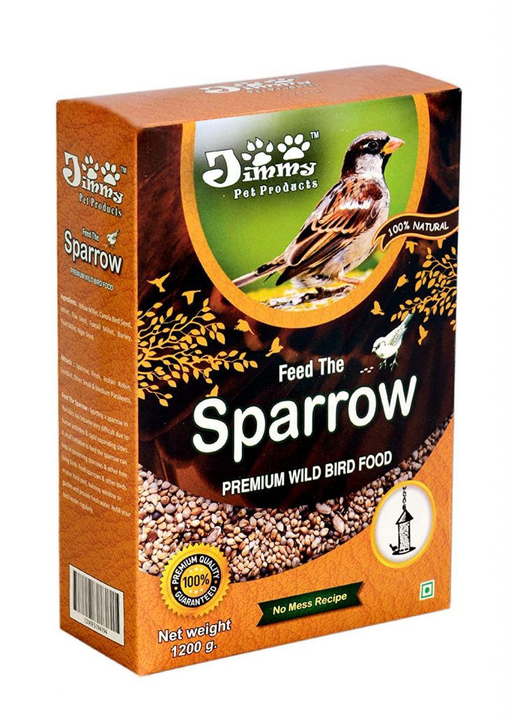 JiMMy Feed The Sparrow Wild Bird Food