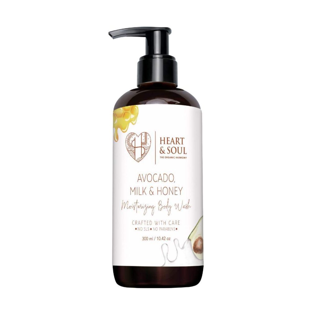 Heart and Soul Avocado Milk and Honey Moisturizing Body Wash