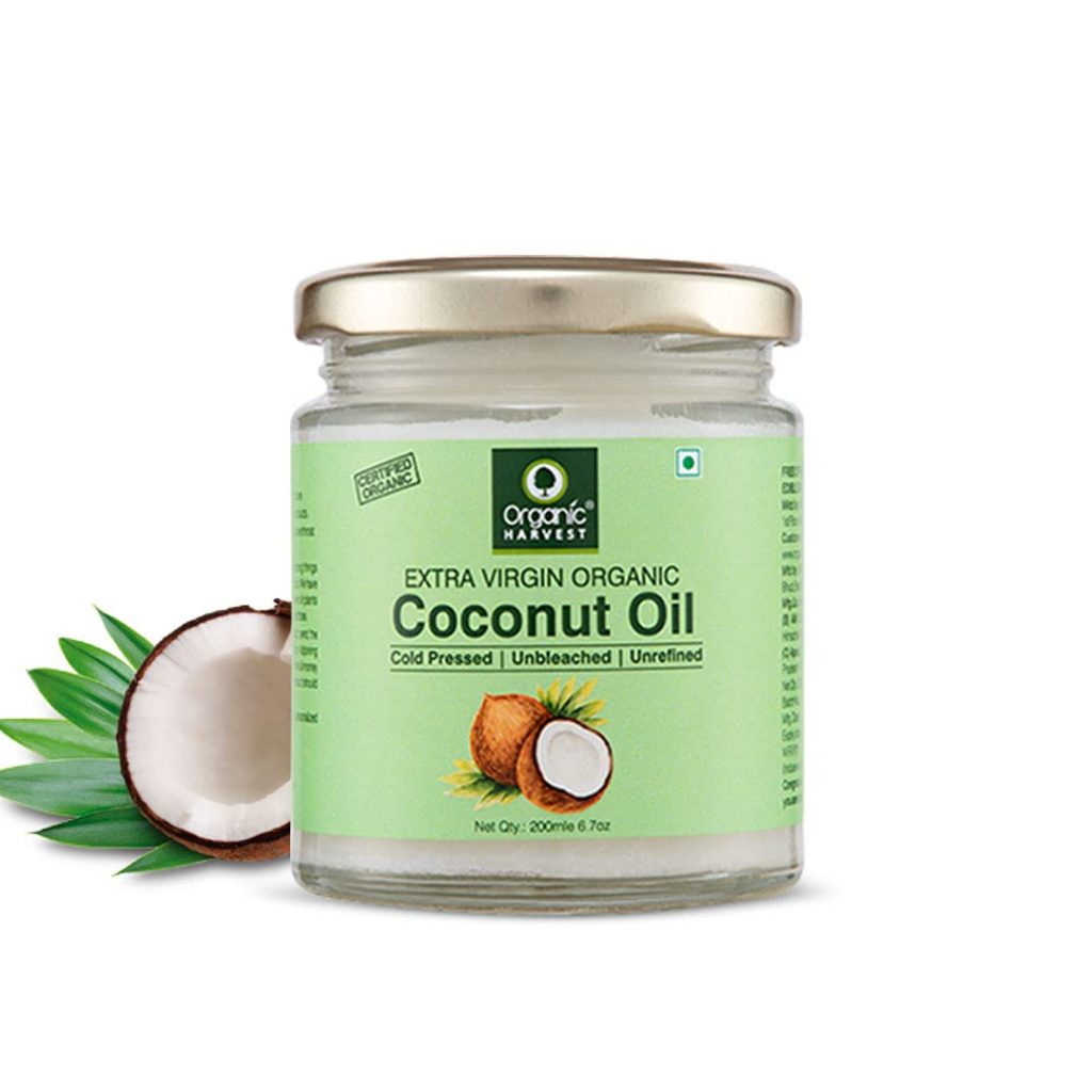 Organic Harvest Cold Pressed Extra Virgin Coconut Oil For Men and Women