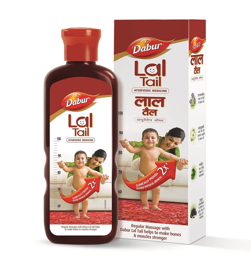 Dabur Lal Tail Ayurvedic Baby Face and body Oil