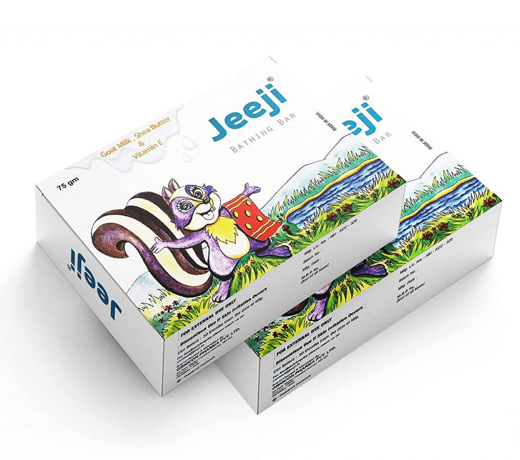 Jeeji Natural Mild Baby Bathing Bar